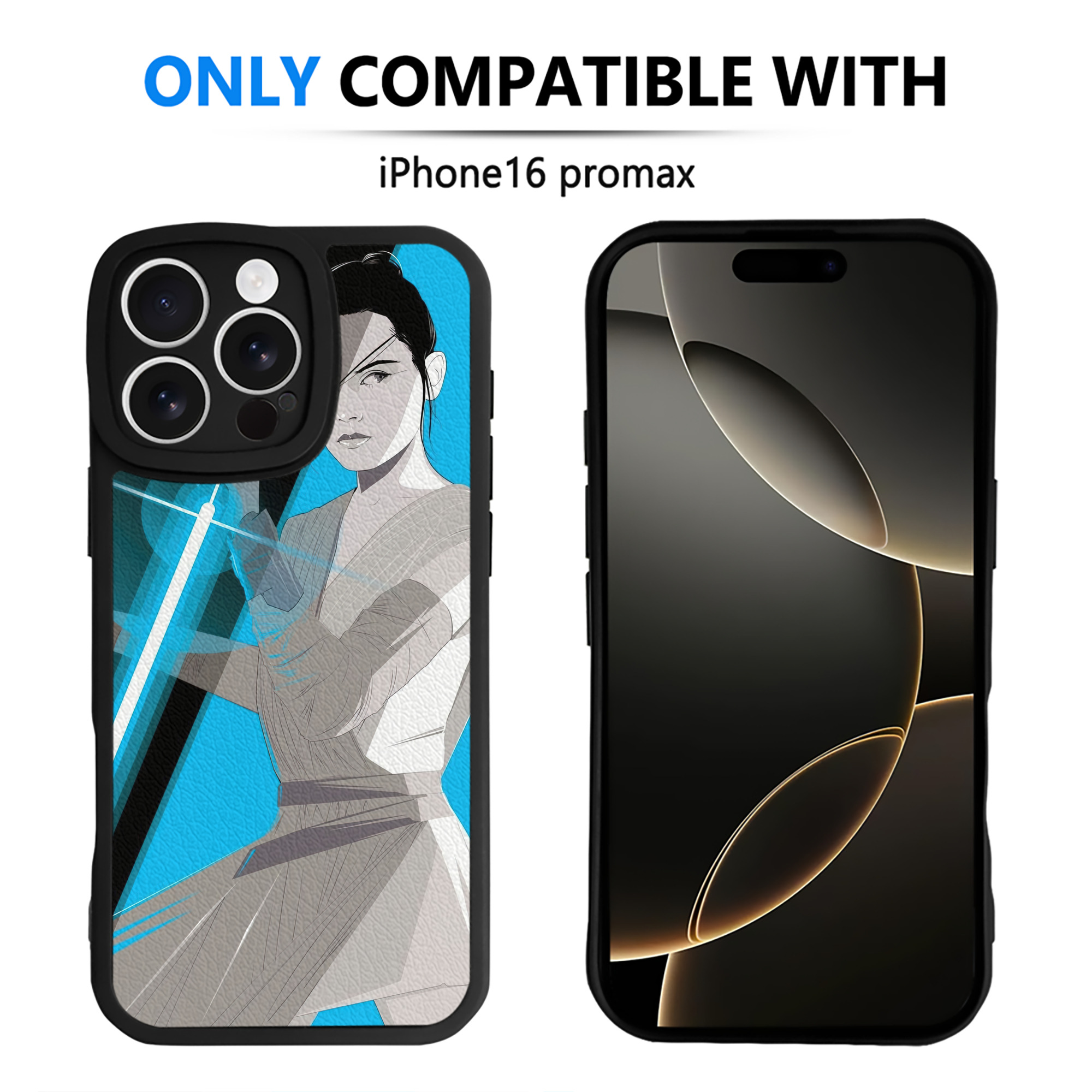 （画像用） スター・ウォーズ Star Wars 【iPhone 16シリーズ対応】シリコンスマホケース（レザー調） 材質：シリコン
